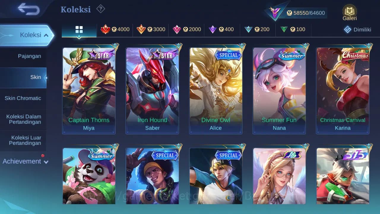 Mobile Legends: Bang Bang Accounts GLOBAL Hero 101 Skin 213 | Prime Beatrix | Luckybo image 6