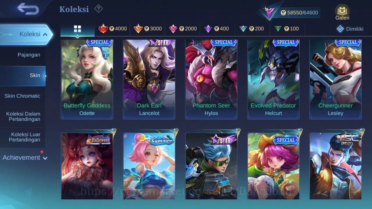 Mobile Legends: Bang Bang Accounts GLOBAL Hero 101 Skin 213 | Prime Beatrix | Luckybo image 8