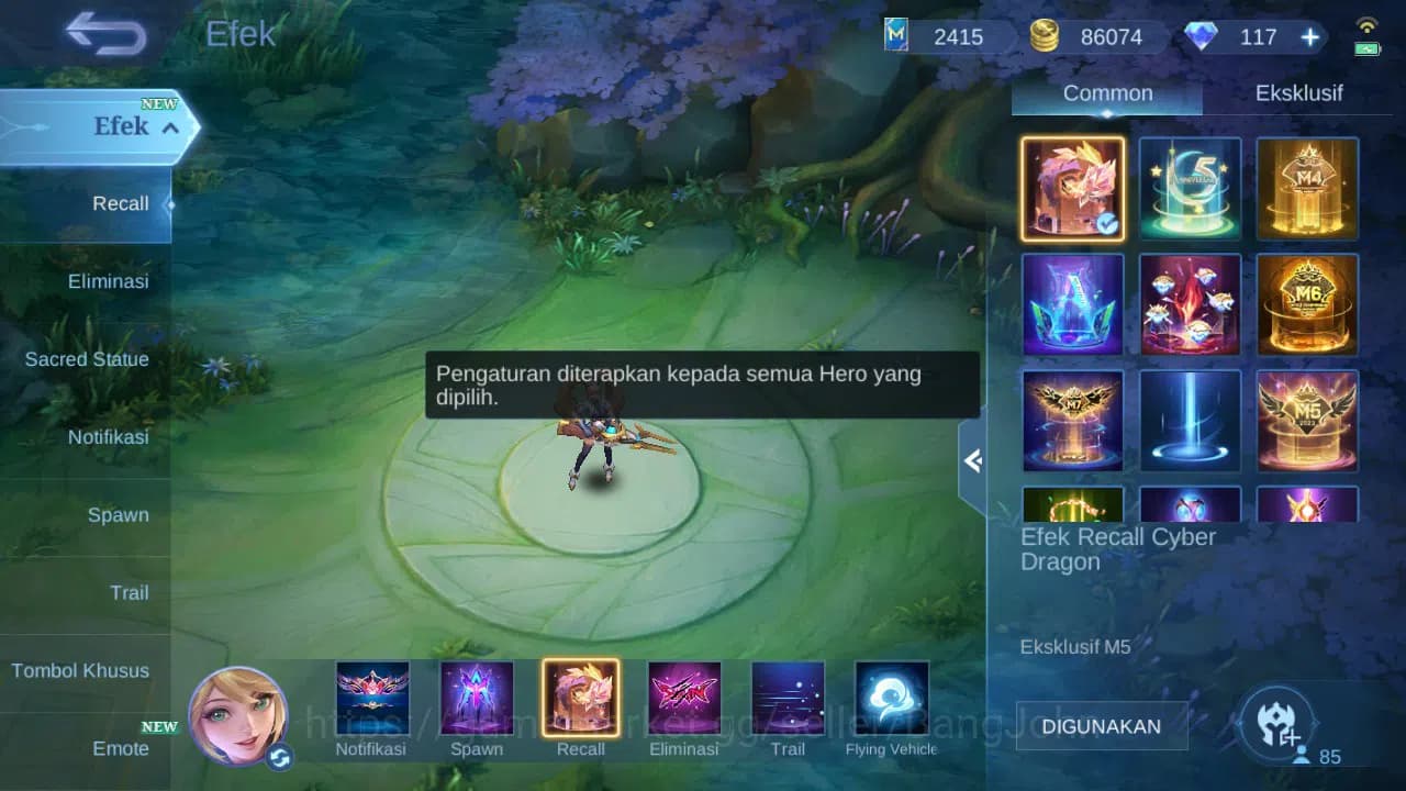 Mobile Legends: Bang Bang Accounts GLOBAL Hero 85 Skin 227 Legend Granger | CC Grange image 10
