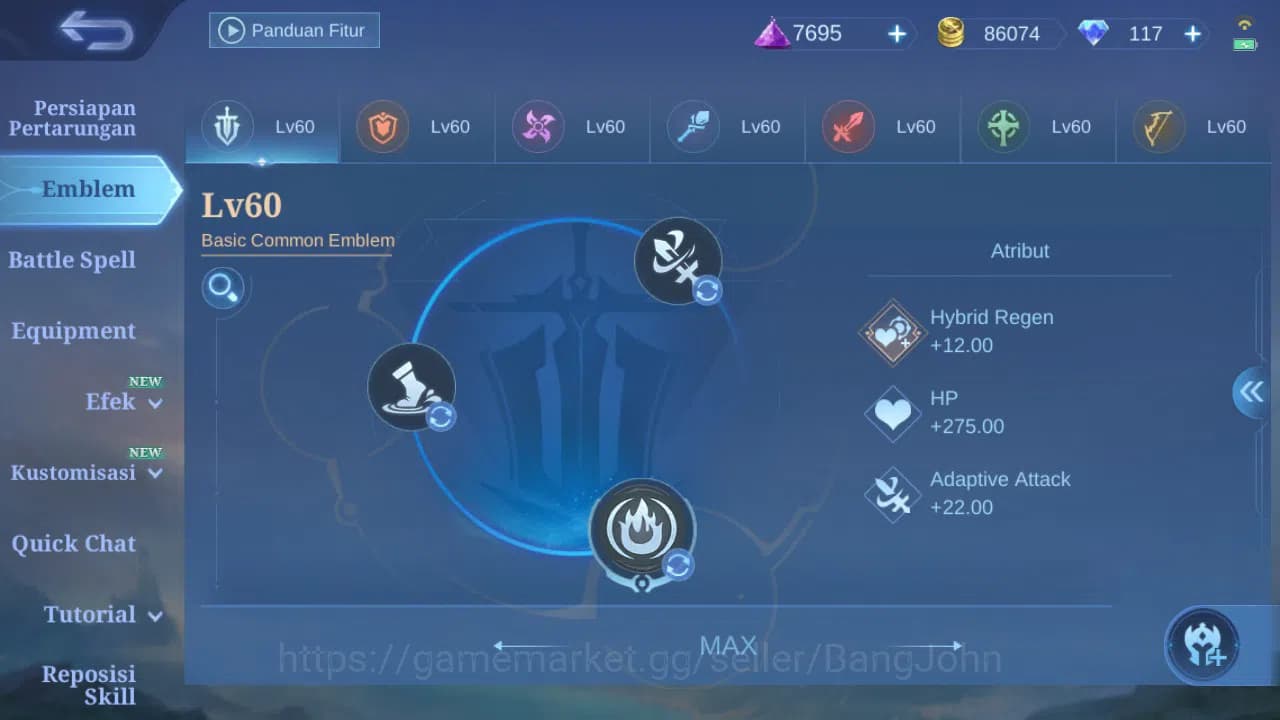 Mobile Legends: Bang Bang Accounts GLOBAL Hero 85 Skin 227 Legend Granger | CC Grange image 9