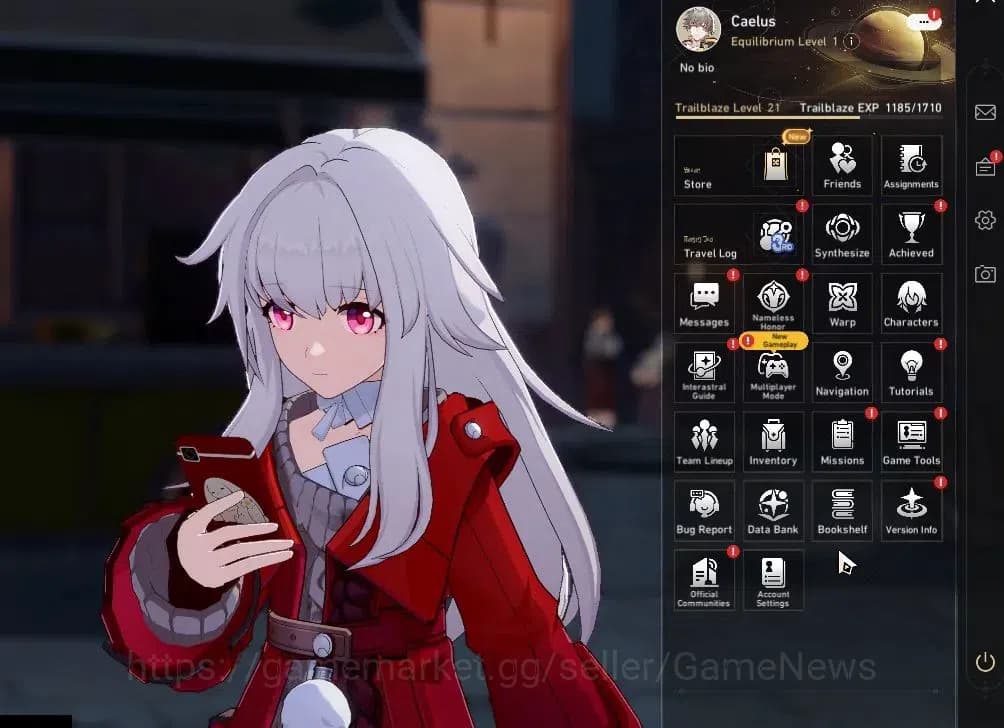 Honkai Star Rail Accounts Asia|TL 21|1 Golden Companion|2 Limited| Silver Wo image 1