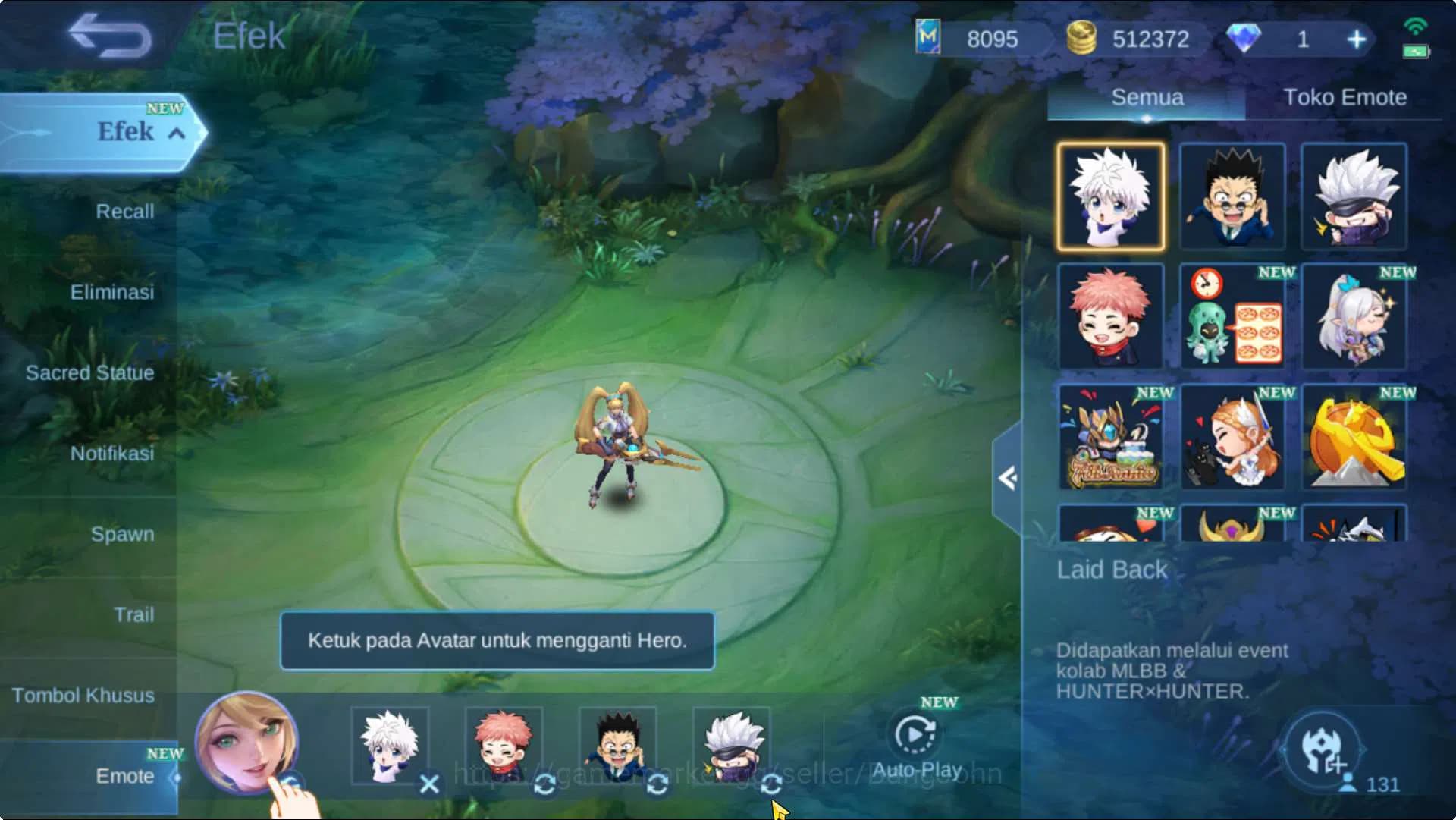 Mobile Legends: Bang Bang Accounts Hero 131 Skin 281 | CC Parsha+Natalia, KOF Karina, image 9