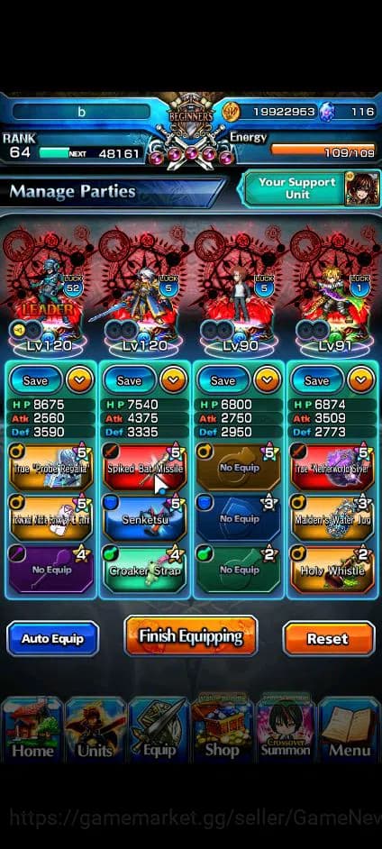 Grand Summoners Accounts Global|Rank 64|116 CC|15 Ascend+5 TW|[Roy,S Miyu,I image 11