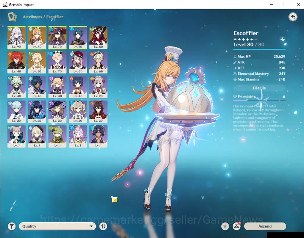 Genshin Impact Accounts ASIA|AR 50|3 Limited +2(*5Weapon)|Chasca+Sign,Skir image 12