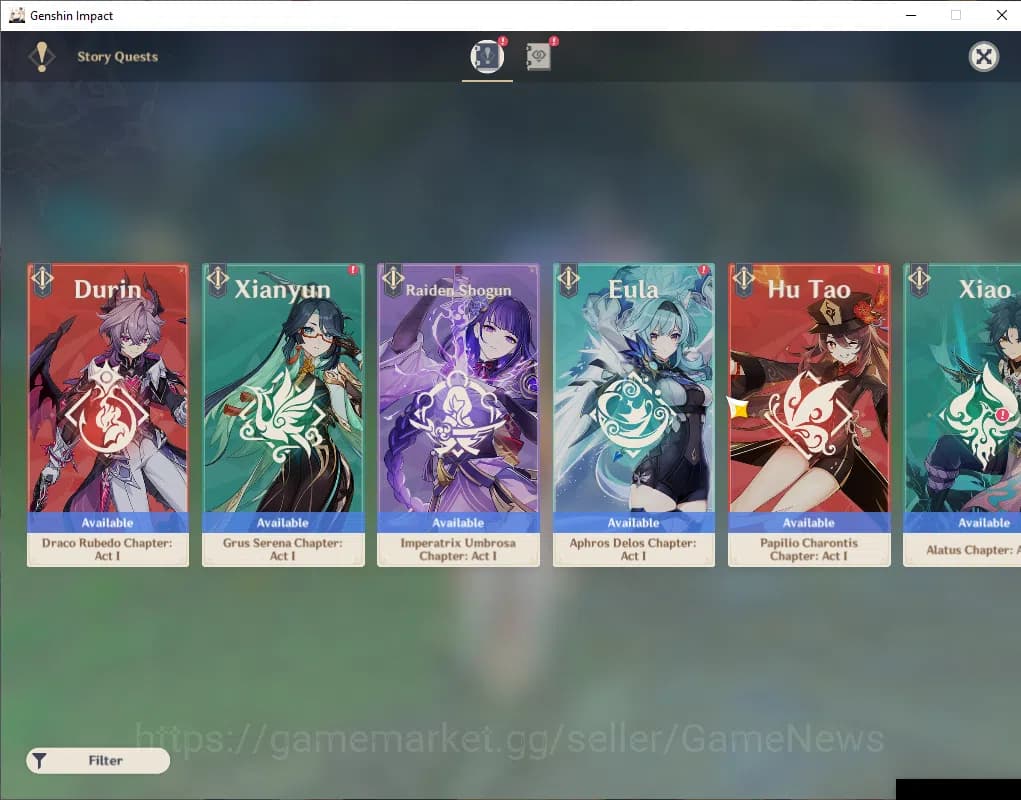 Genshin Impact Accounts ASIA|AR 50|3 Limited +2(*5Weapon)|Chasca+Sign,Skir image 4