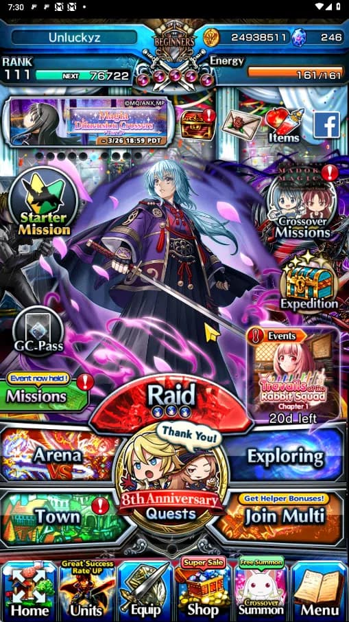 Grand Summoners Accounts GLOBAL | Ascend 20 | Houka TW, Shiro TW, Mikoto TW image 1