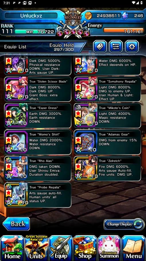 Grand Summoners Accounts GLOBAL | Ascend 20 | Houka TW, Shiro TW, Mikoto TW image 11