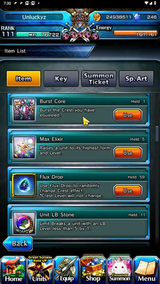 Grand Summoners Accounts GLOBAL | Ascend 20 | Houka TW, Shiro TW, Mikoto TW image 3