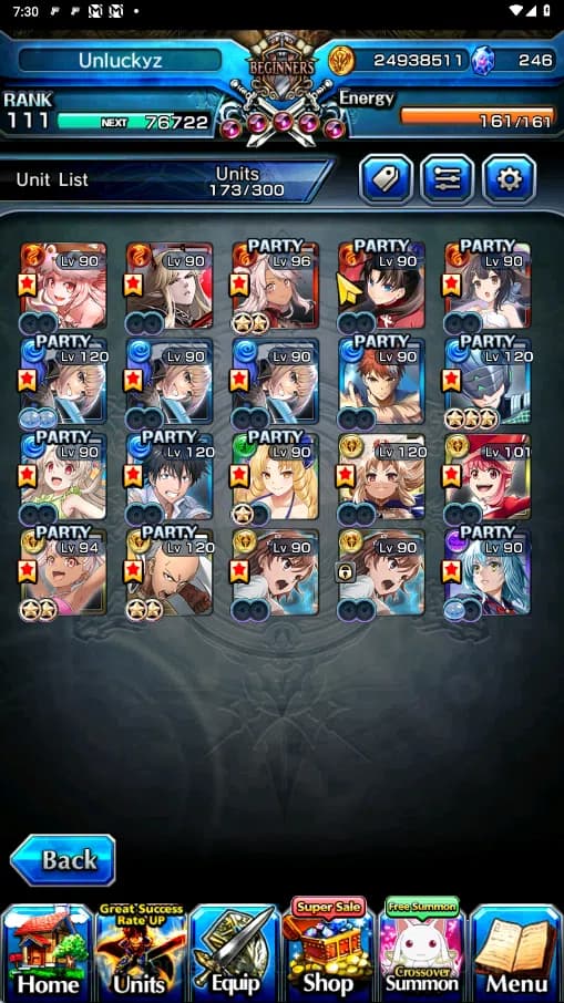 Grand Summoners Accounts GLOBAL | Ascend 20 | Houka TW, Shiro TW, Mikoto TW image 4