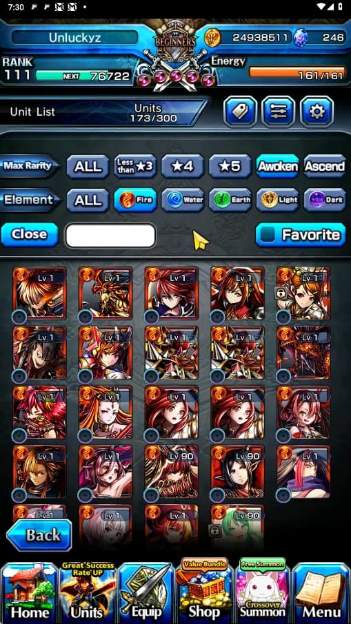 Grand Summoners Accounts GLOBAL | Ascend 20 | Houka TW, Shiro TW, Mikoto TW image 5