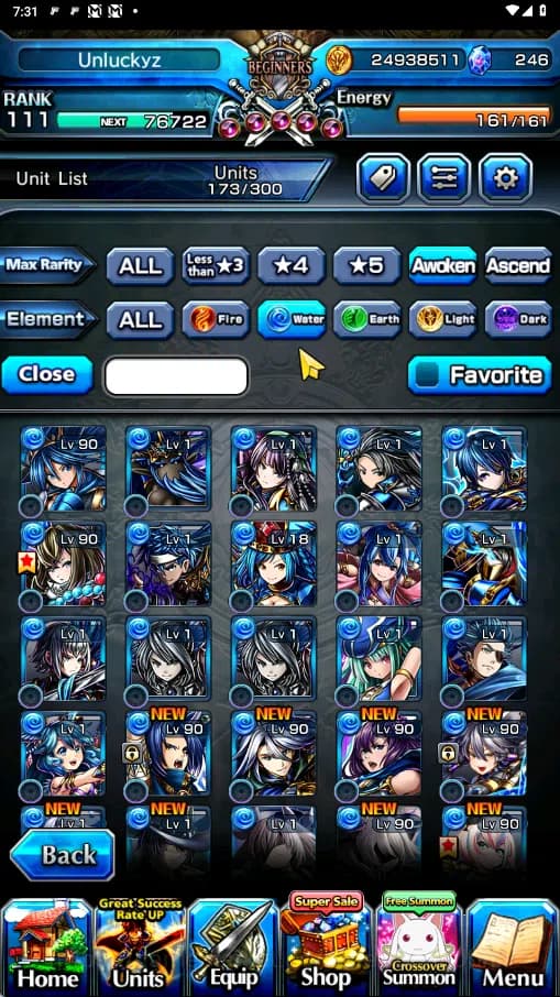 Grand Summoners Accounts GLOBAL | Ascend 20 | Houka TW, Shiro TW, Mikoto TW image 6