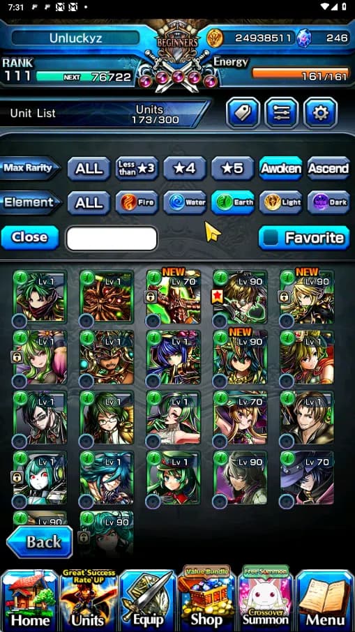 Grand Summoners Accounts GLOBAL | Ascend 20 | Houka TW, Shiro TW, Mikoto TW image 7