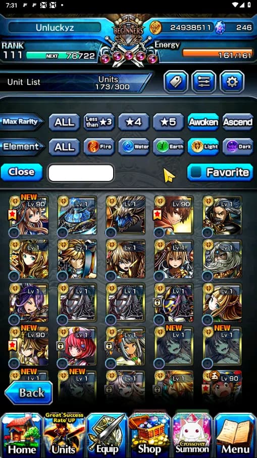 Grand Summoners Accounts GLOBAL | Ascend 20 | Houka TW, Shiro TW, Mikoto TW image 8