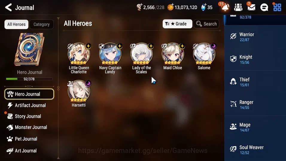 Epic Seven Accounts GLOBAL Unverif|New Era|6 ML(Salome,LOTScales,Har s image 14