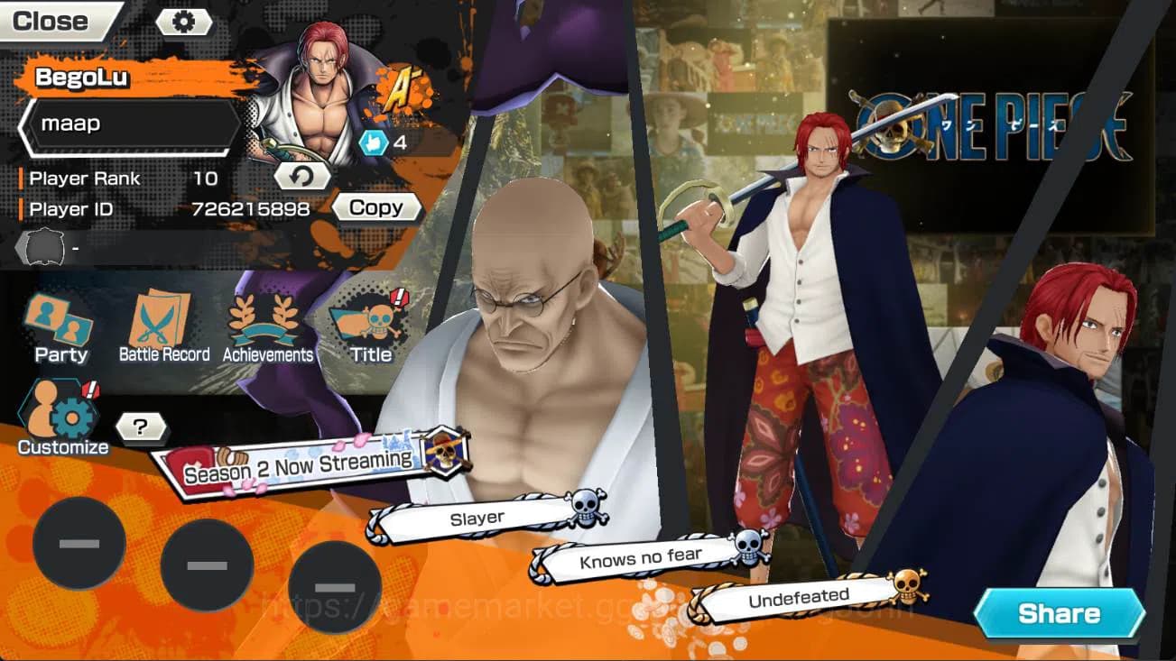 One Piece Bounty Rush Accounts GLOBAL | ex 4 onighasima zoro, St ethanbaron, FR s image 1