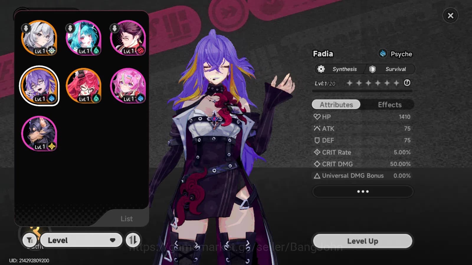 Neverness to Everness Accounts AMERICA|Starter Lv3|2S Char NANALYdupe2,Fadia+4A|M image 8