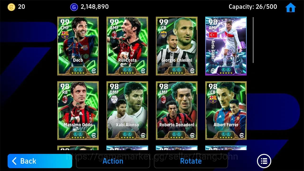 eFootball Accounts ANDROID|PW 3205|Arda Guler ST,Yassine Bounou ST,De image 4