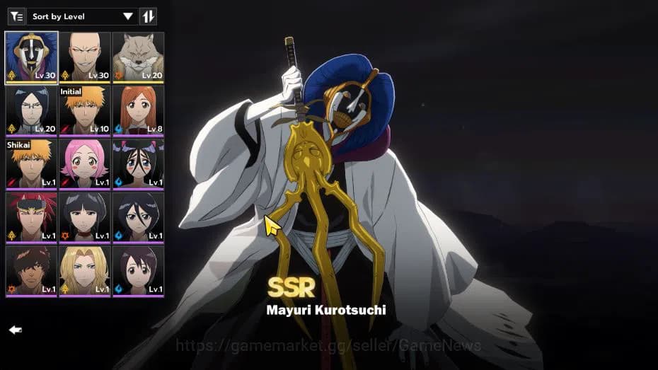 BLEACH: Soul Resonance Accounts Nuverse SEA|Lvl 16 3 SSR (Mayuri Kurotsuchi,Ikkaku image 3
