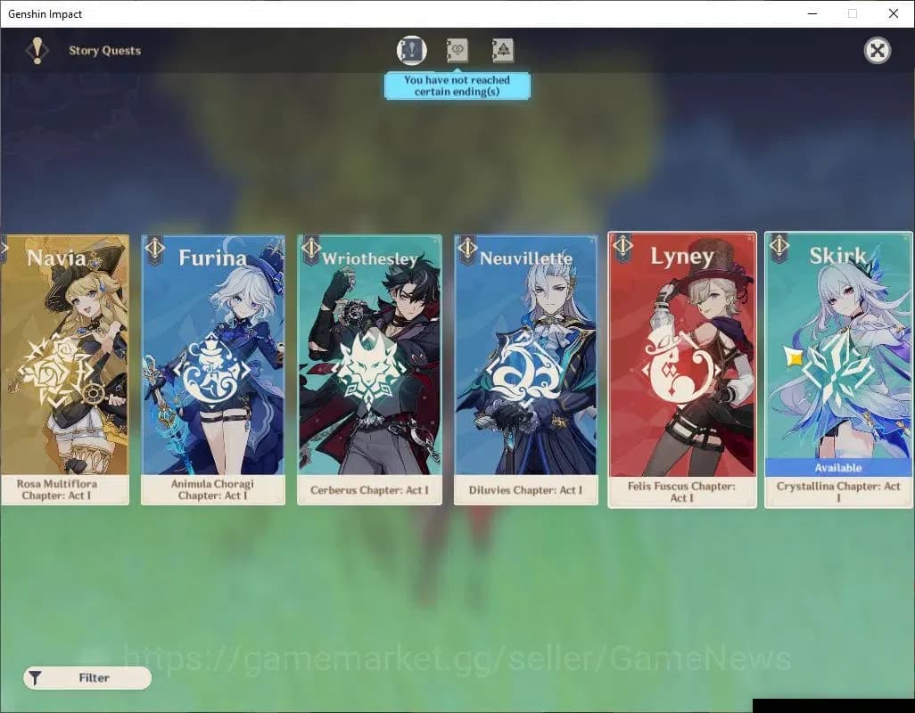 Genshin Impact Accounts Asia|AR 57|8 Limit +5(*5Wep)|Clorinde,Furina,Raide image 14