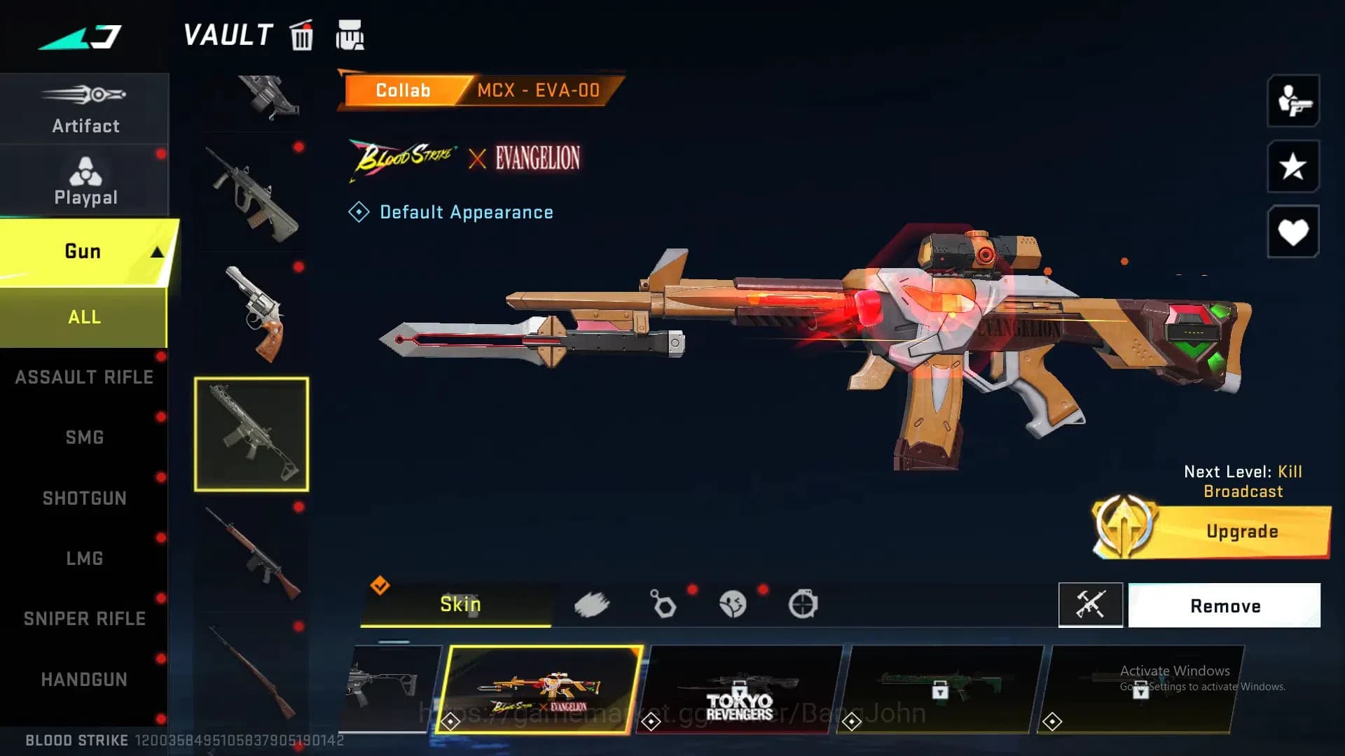 Blood Strike Accounts ASIA | Eternal: Desert Eagle|Collab EVA MCX|3 Lege image 1