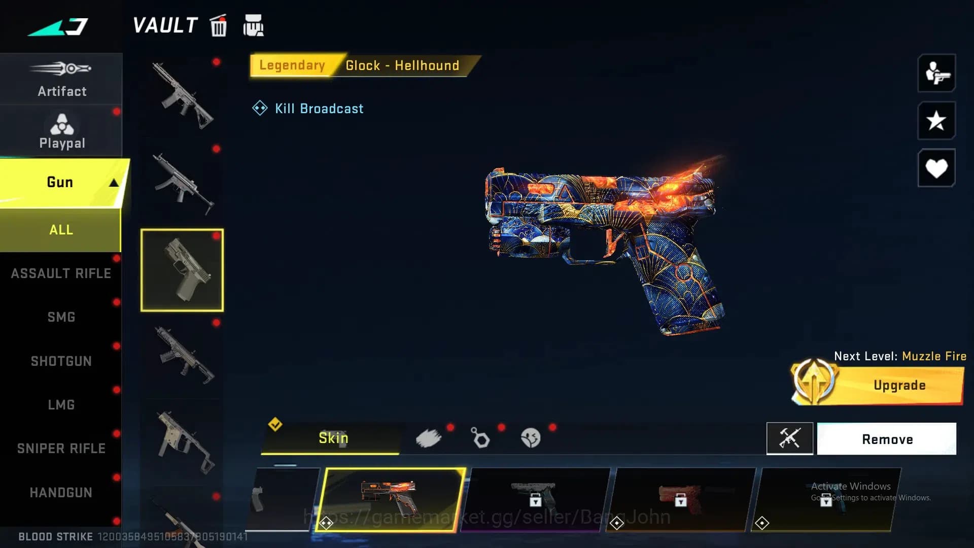 Blood Strike Accounts ASIA | Eternal: Desert Eagle|Collab EVA MCX|3 Lege image 3