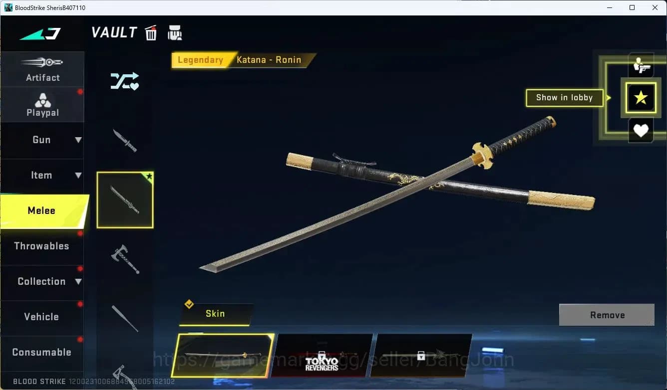 Blood Strike Accounts ASIA| ETERNAL ZERO-Odashadow, Voucher | BLEACH Eth image 10