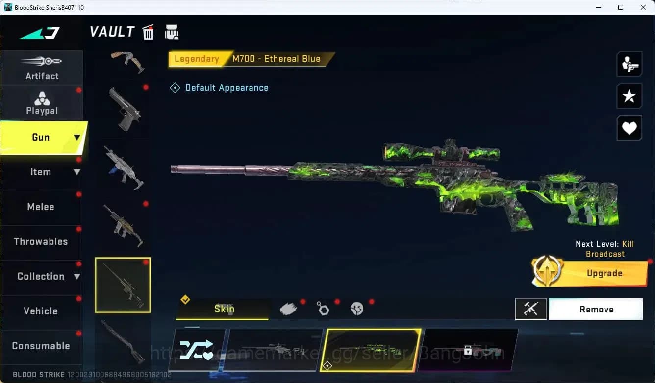 Blood Strike Accounts ASIA| ETERNAL ZERO-Odashadow, Voucher | BLEACH Eth image 6