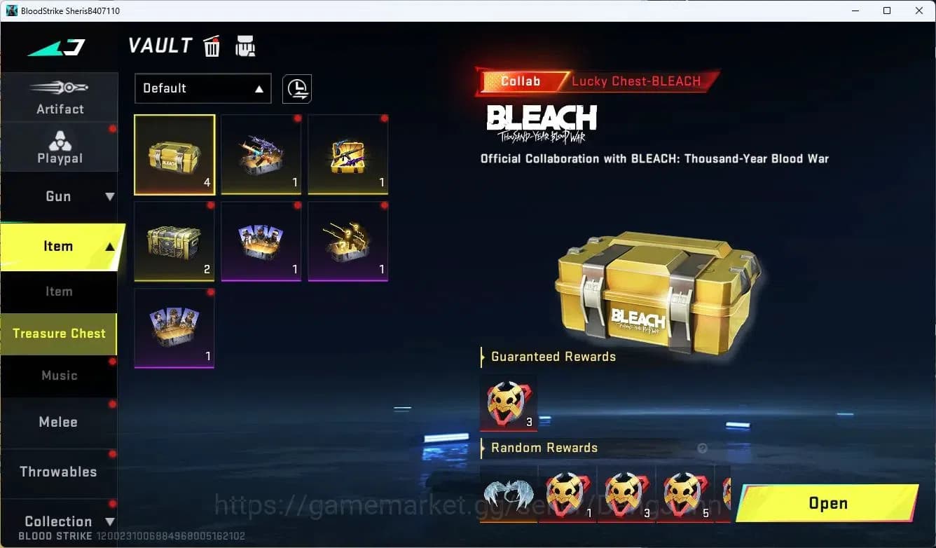 Blood Strike Accounts ASIA| ETERNAL ZERO-Odashadow, Voucher | BLEACH Eth image 8