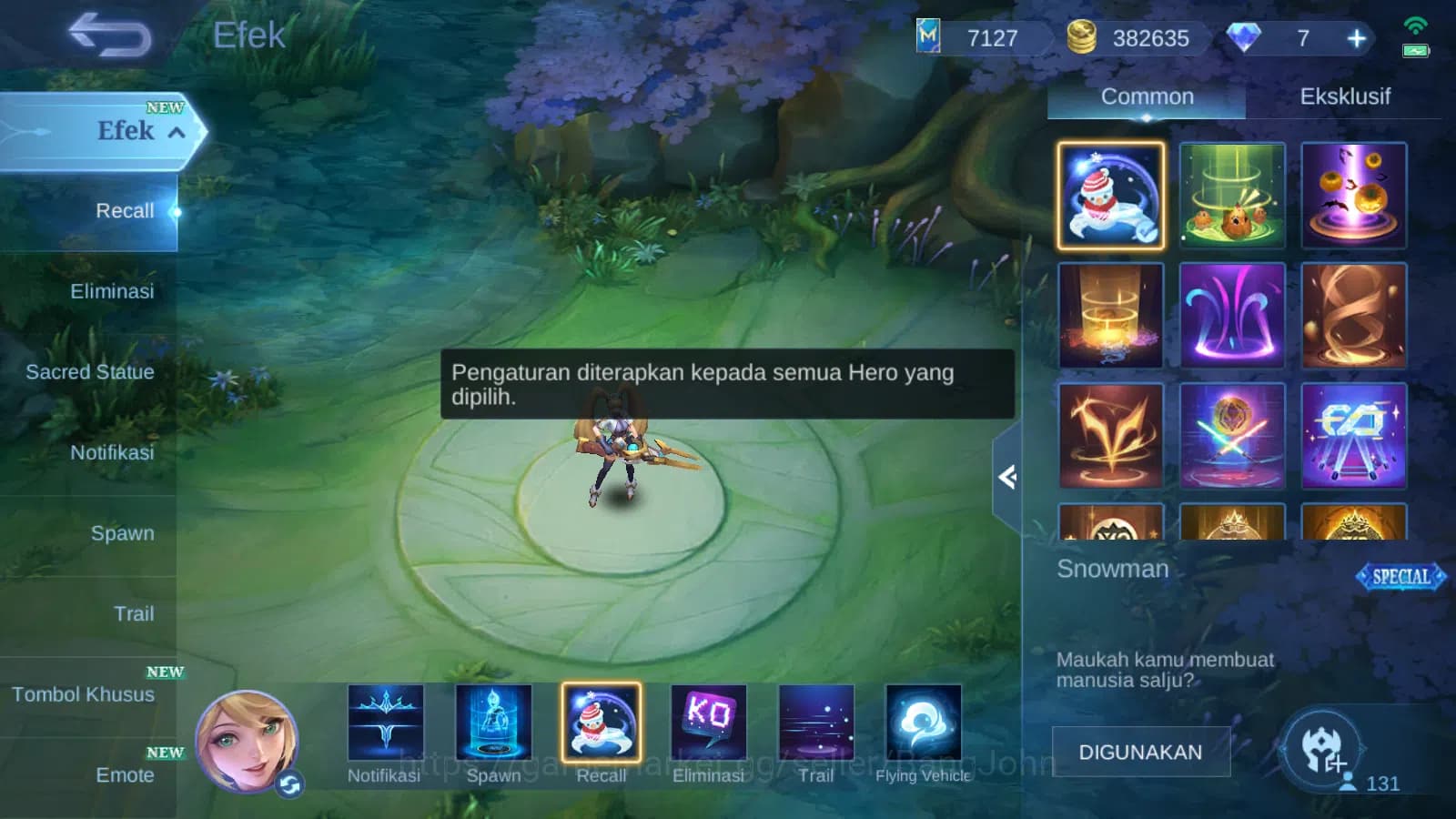 Mobile Legends: Bang Bang Accounts Hero 131 Skin 273 | Legend Franco | Annual Angela image 11