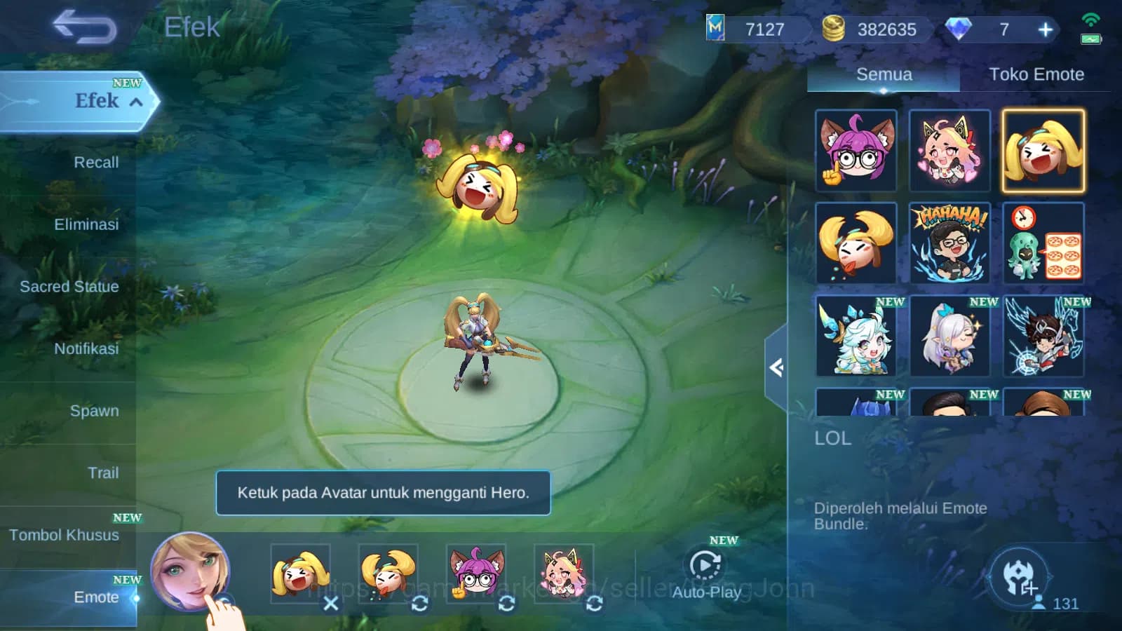 Mobile Legends: Bang Bang Accounts Hero 131 Skin 273 | Legend Franco | Annual Angela image 12