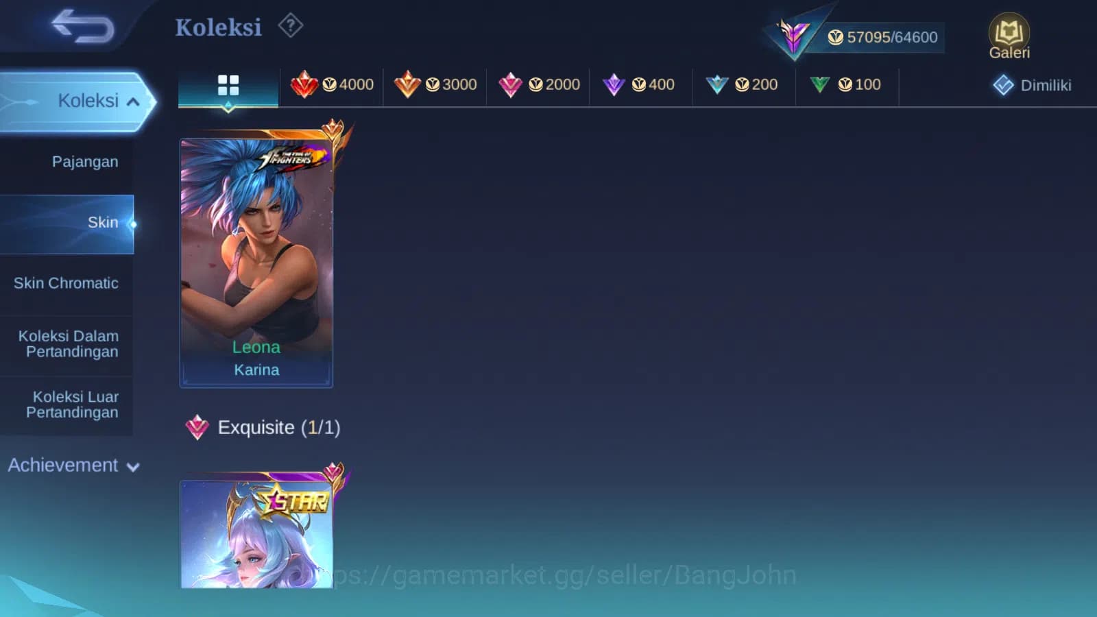 Mobile Legends: Bang Bang Accounts Hero 131 Skin 273 | Legend Franco | Annual Angela image 3