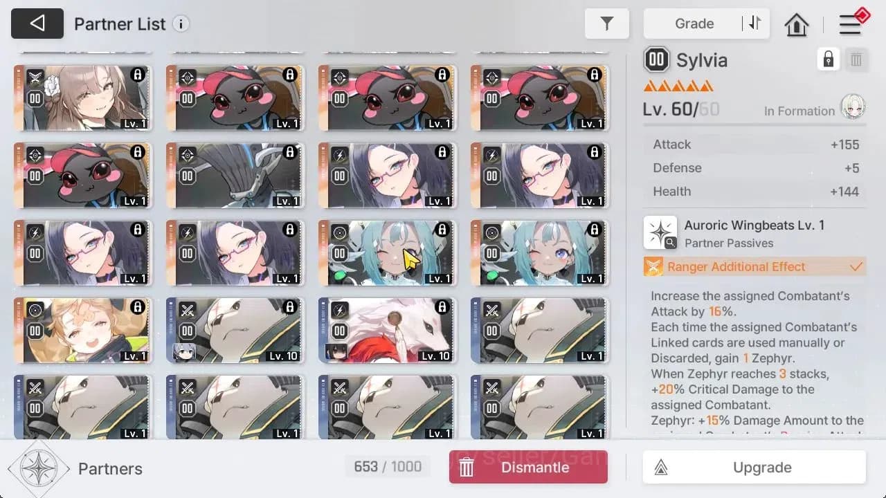 Chaos Zero Nightmare Accounts GLOBAL|Lv 54|10 SSR[HaidemarieM2+Sign,Nine+Sign,Lu image 8