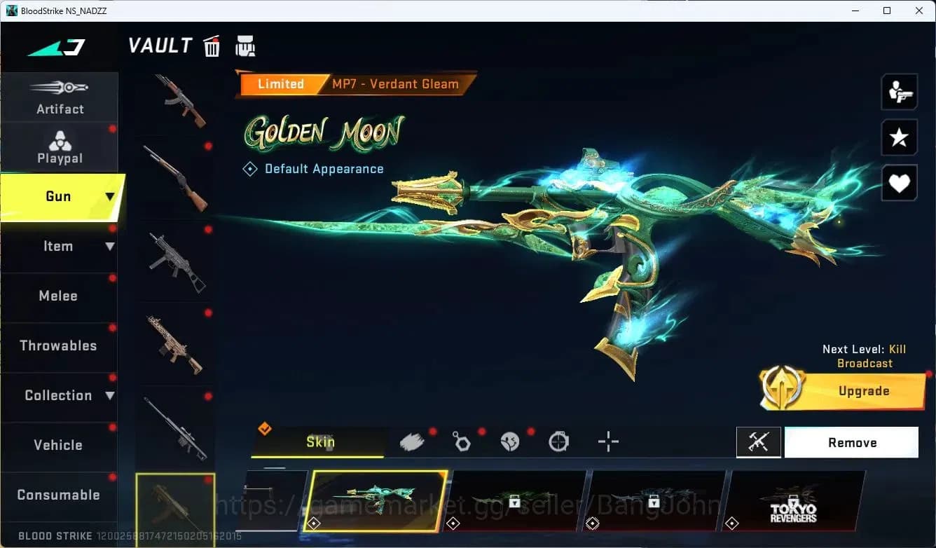 Blood Strike Accounts ASIA| AOT FAL|7DS QBZ95|3 Limited Gun: MP155, AR97 image 13