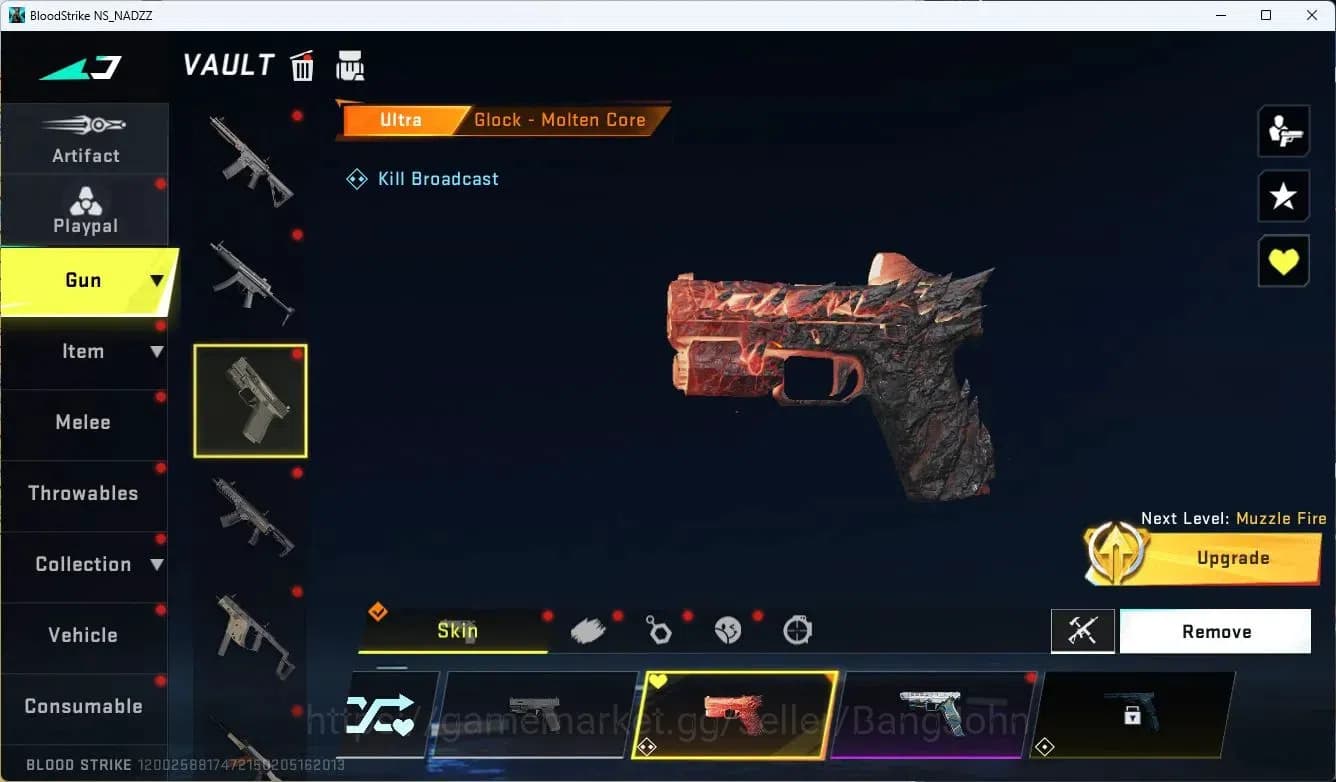 Blood Strike Accounts ASIA| AOT FAL|7DS QBZ95|3 Limited Gun: MP155, AR97 image 6