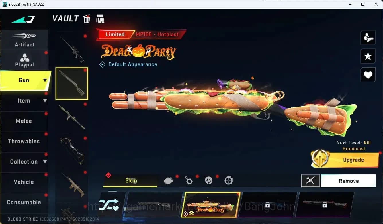 Blood Strike Accounts ASIA| AOT FAL|7DS QBZ95|3 Limited Gun: MP155, AR97 image 7