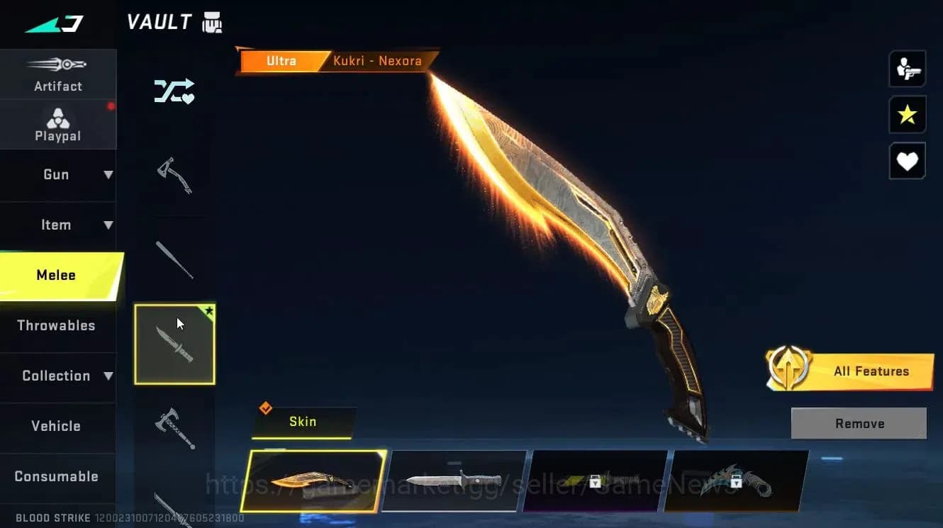 Blood Strike Accounts ASIA|ETERNAL DEagle-Scorpius|Melee KUKRI+ULTRA[RAN image 5
