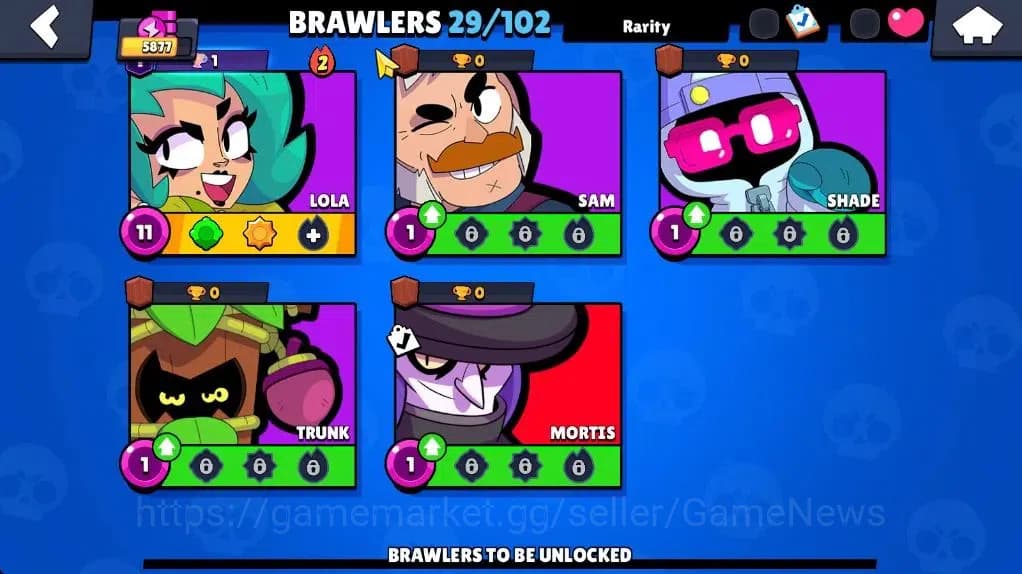 Brawl Stars Accounts 5877 Trophy|2,4K Bling|29 Brawlers 3 Max Lvl |9 Ep image 12