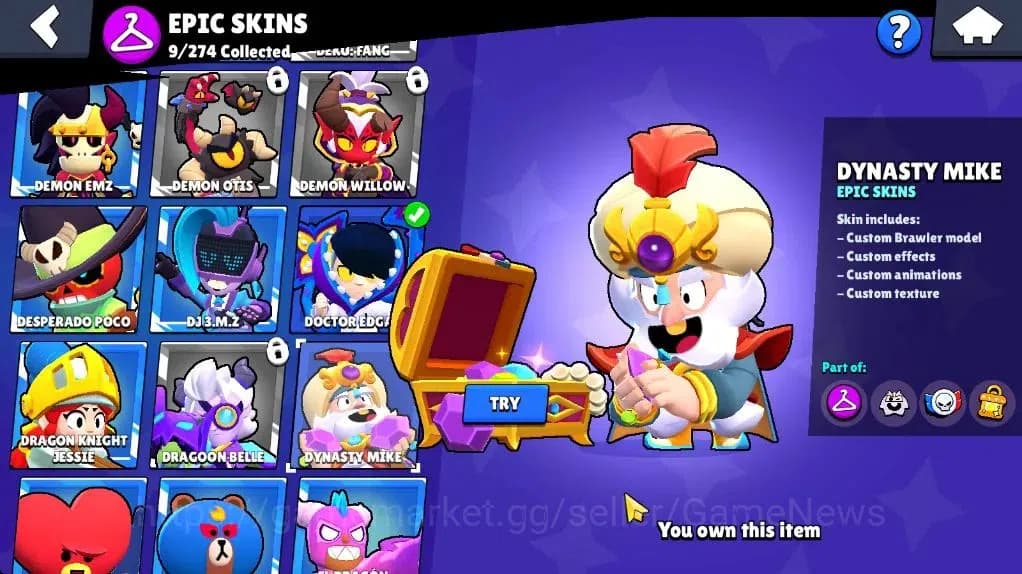 Brawl Stars Accounts 5877 Trophy|2,4K Bling|29 Brawlers 3 Max Lvl |9 Ep image 16
