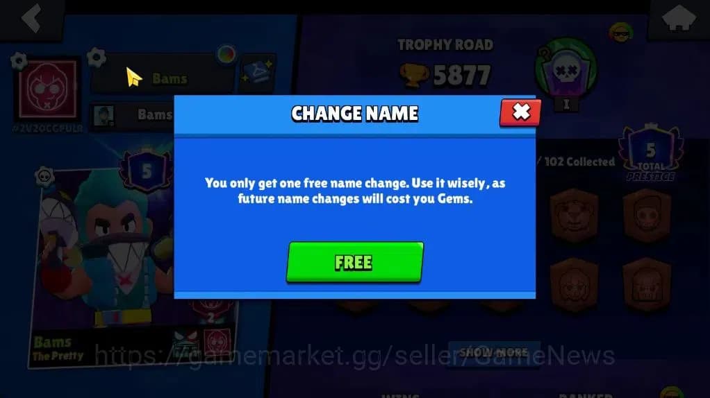 Brawl Stars Accounts 5877 Trophy|2,4K Bling|29 Brawlers 3 Max Lvl |9 Ep image 4