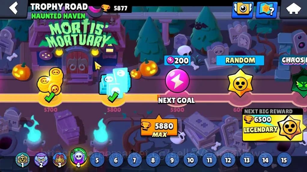 Brawl Stars Accounts 5877 Trophy|2,4K Bling|29 Brawlers 3 Max Lvl |9 Ep image 5