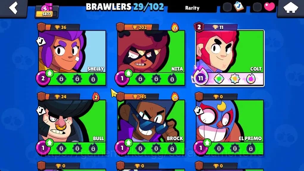 Brawl Stars Accounts 5877 Trophy|2,4K Bling|29 Brawlers 3 Max Lvl |9 Ep image 8
