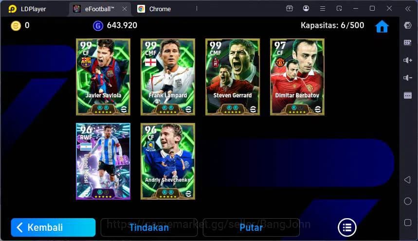 eFootball Accounts ANDROID|PW 3069|Javier Saviola + Lampard + Gerrard image 4