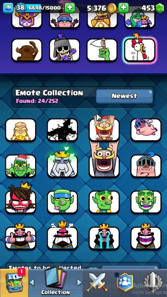 Clash Royale Accounts Lv 38|Trophy 7759|KTL 11|Limited Skin|Card 120|3 H image 16