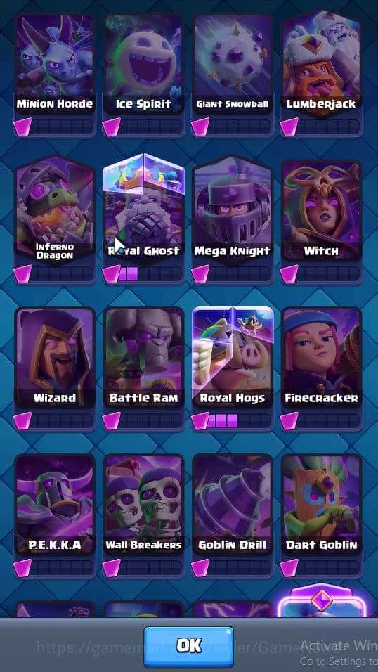 Clash Royale Accounts Lv 38|Trophy 7759|KTL 11|Limited Skin|Card 120|3 H image 18