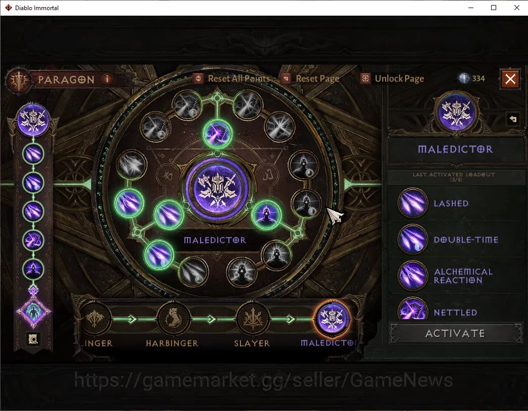 Diablo Immortal Accounts NA - High Heaven|CS ON|Lv60(534)|Druid|CR 35k|Reso image 10