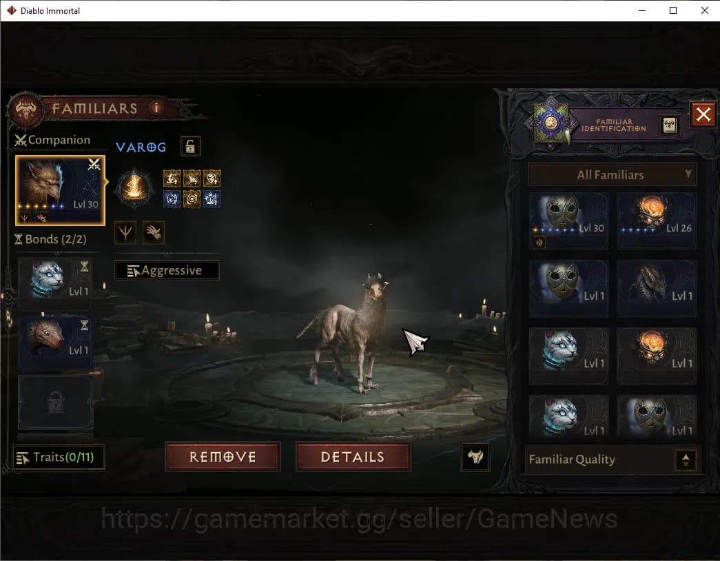 Diablo Immortal Accounts NA - High Heaven|CS ON|Lv60(534)|Druid|CR 35k|Reso image 13