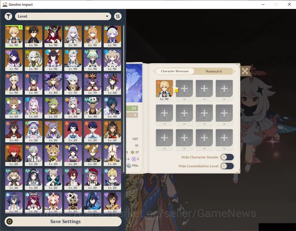 Genshin Impact Accounts ASIA|AR 59|9 Limited+2(*5Wep)|ChascaC1+Sign,Linnea image 1