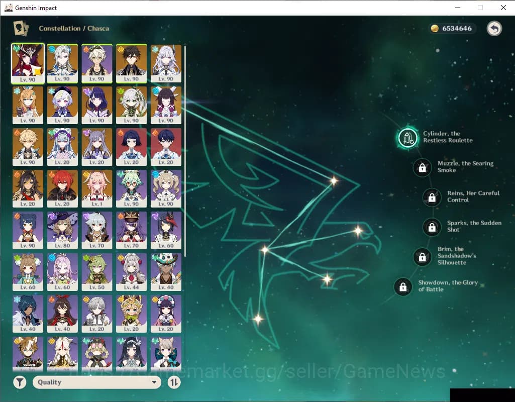 Genshin Impact Accounts ASIA|AR 59|9 Limited+2(*5Wep)|ChascaC1+Sign,Linnea image 4