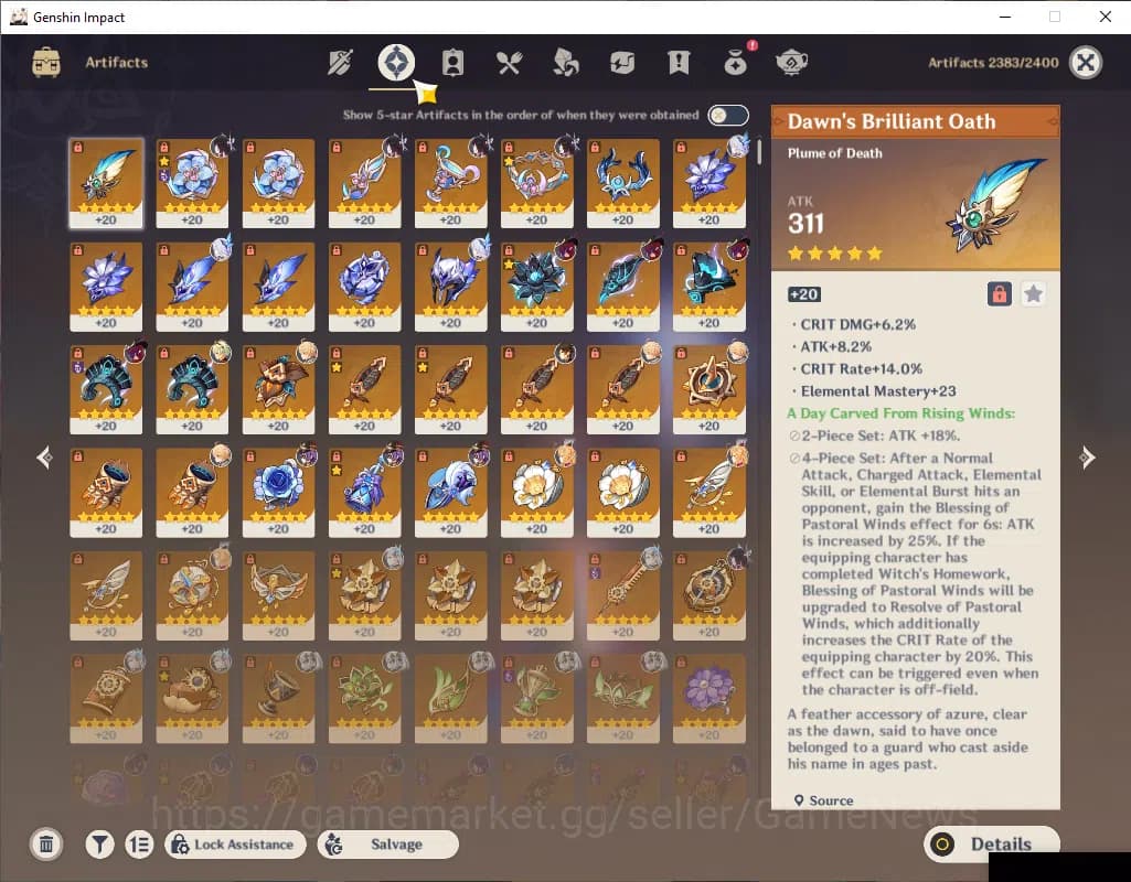 Genshin Impact Accounts ASIA|AR 59|9 Limited+2(*5Wep)|ChascaC1+Sign,Linnea image 7