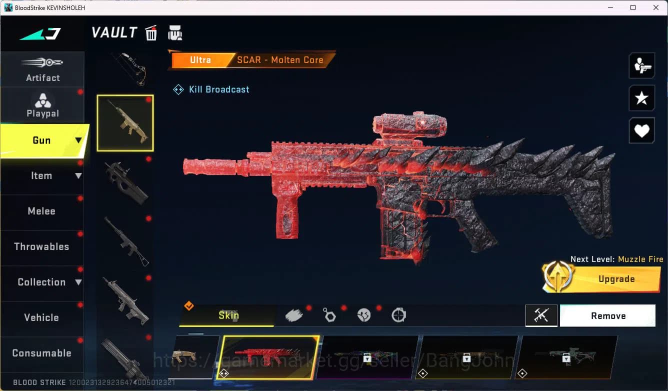 Blood Strike Accounts ASIA|ETHERNAL=ZERO|COLLAB=KAG-6|EVOLVED=FAL|LIMITE image 11
